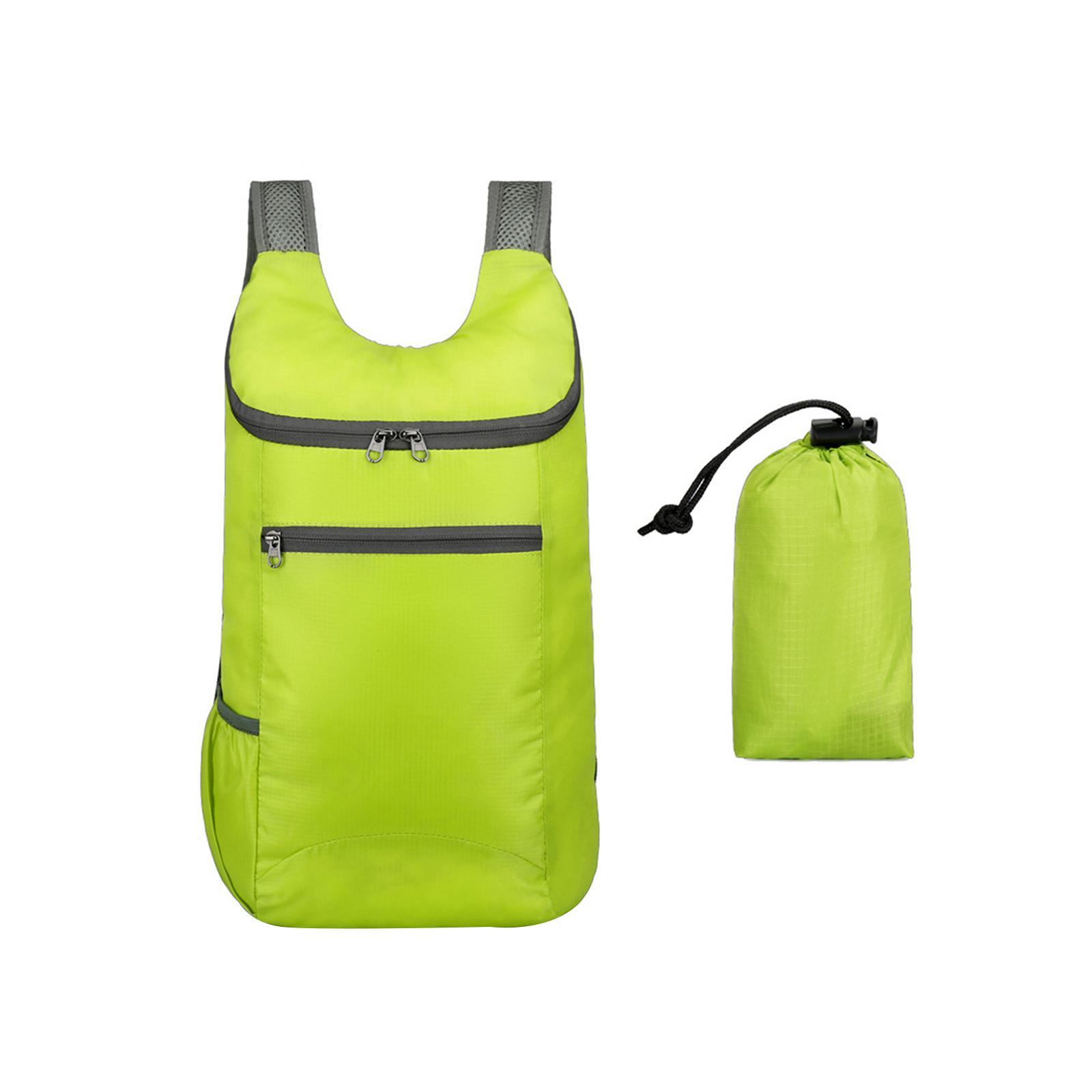 Outdoor Daypack Folding Shoulder Bag Rucksack for Walking Camping Trekking