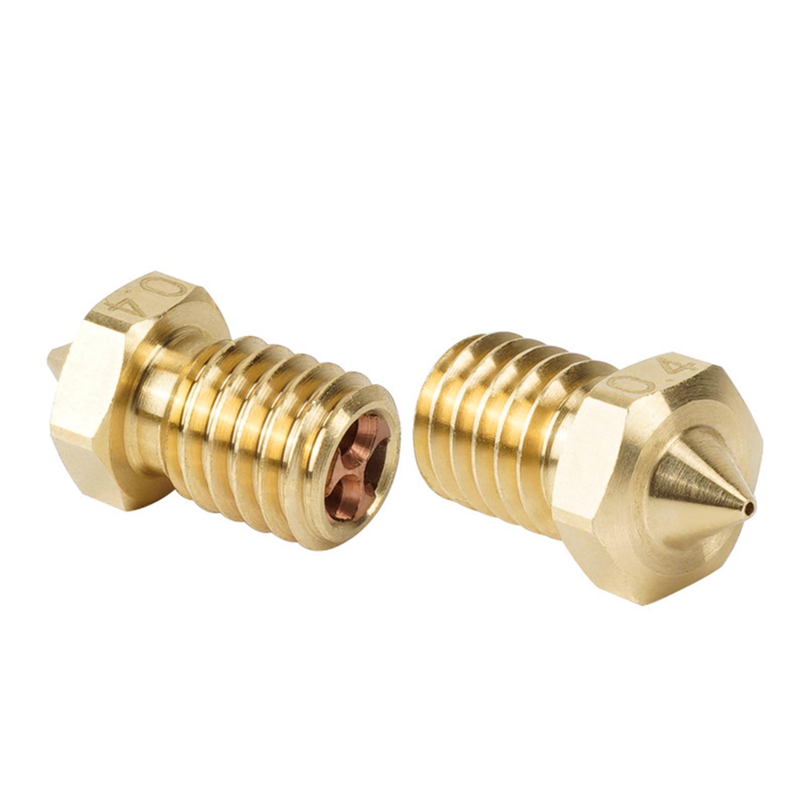 Solid High Speed Nozzle Easy to Use High Temperature Brass for Filament