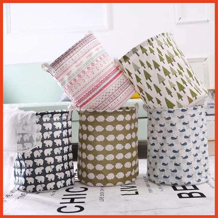 Giỏ Đựng Đồ, Sọt Vải Đựng Quần Áo Phong cách Nhật Bản 30 x 45 cm