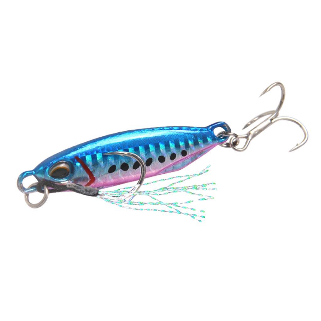 Life-like Metal Hard Jigging Lead Fish 16g 5cm Minnow Fishing Lure 3D Eyes