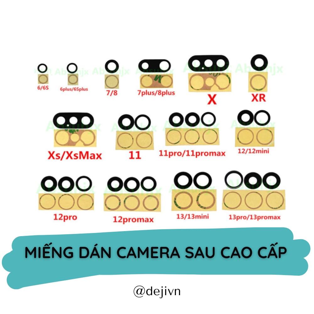 Miếng dán camera sau - Kính camera sau cho IP full dòng từ 6 tới 14PM