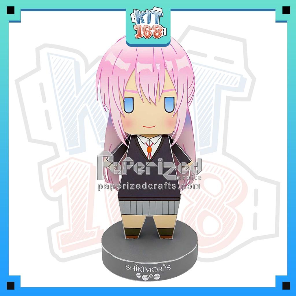Mô hình giấy Anime Game Chibi Micchon Shikimori - Shikimori's Not Just a Cutie