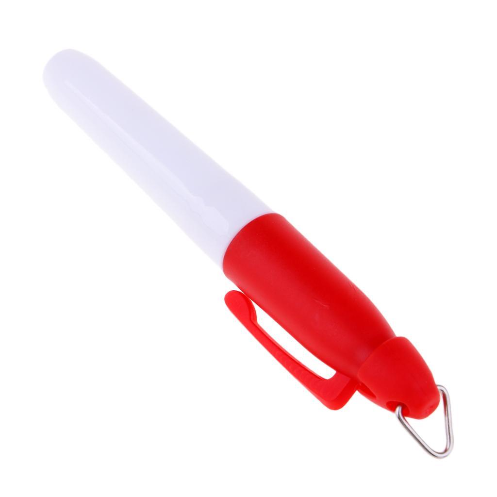 2x Mini Golf Marker Pen Golf Alignment Drawing Tool Training Accessories Red