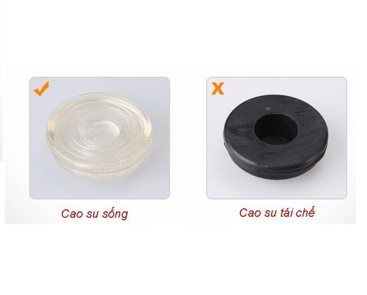 Set 2 Đầu Lót Xà Đơn Cao Su Non Hút Chắc Chắn Chống Trượt MX02