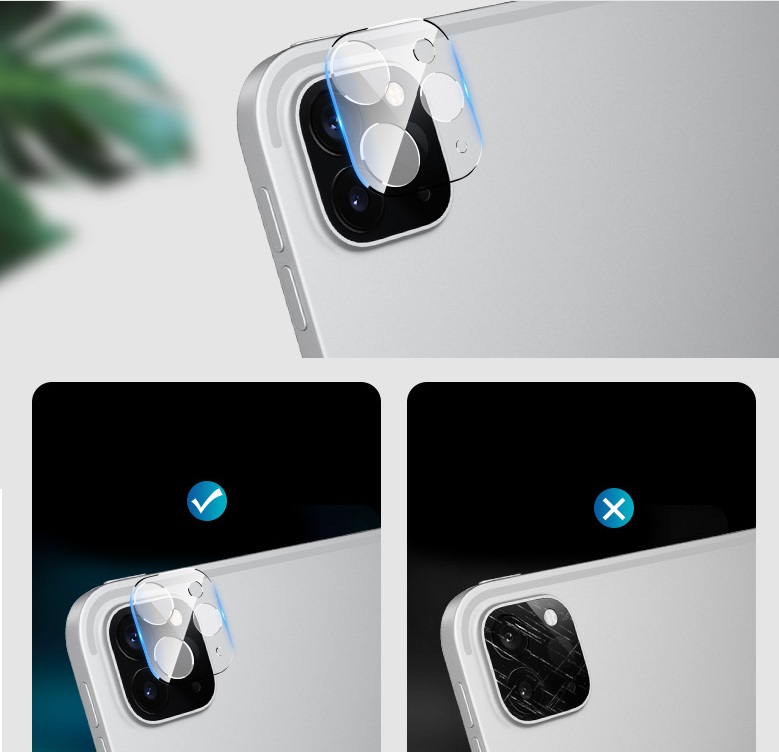 Miếng dán cường lực Camera cho iPad Pro 11.0 inch trong suốt chống xước, chống vỡ