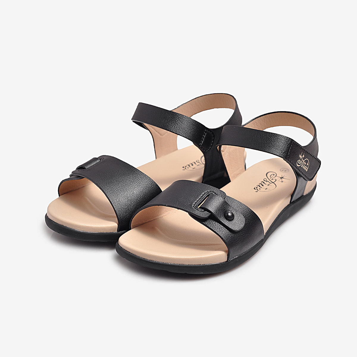 Sandal Si Cao Su Nữ Biti's BRW000288DEN (Đen)