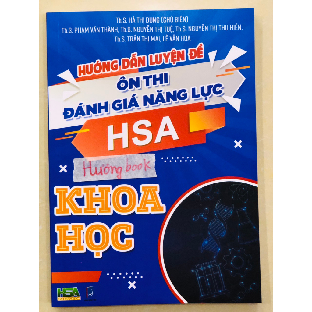 Sách - Hướng dẫn luyện đề – ôn thi Đánh giá năng lực - HSA Phần Khoa học