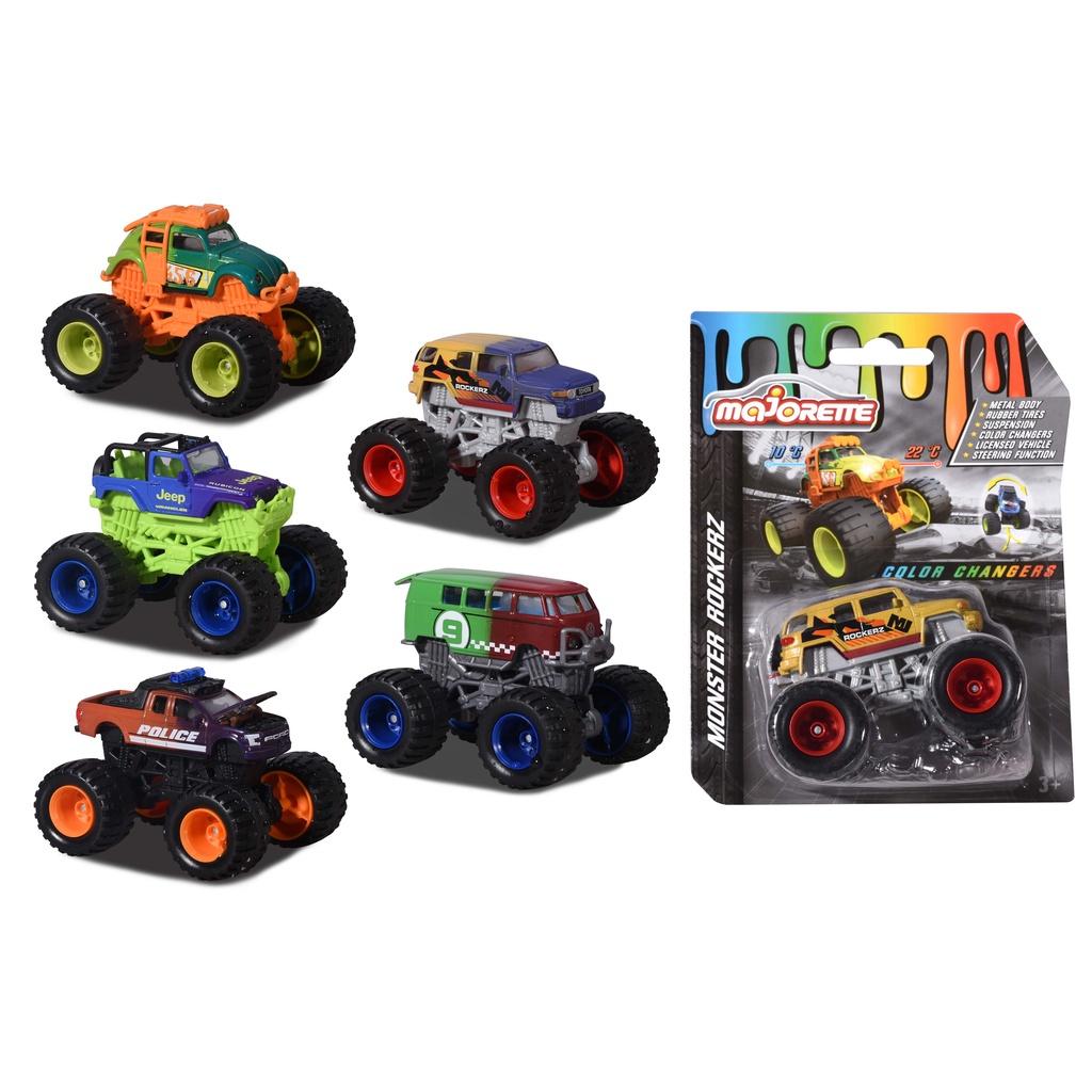 Xe Mô Hình Vượt Địa Hình MAJORETTE Monster Rockerz Color Changers 212057257 - Giao Ngẫu Nhiên