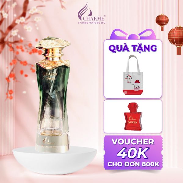 Nước hoa nữ cao cấp, Charme Danang, mang trọn tinh hoa trời đất, mùi hương lan tỏa mạnh mẽ, lưu hương lâu, 90ml