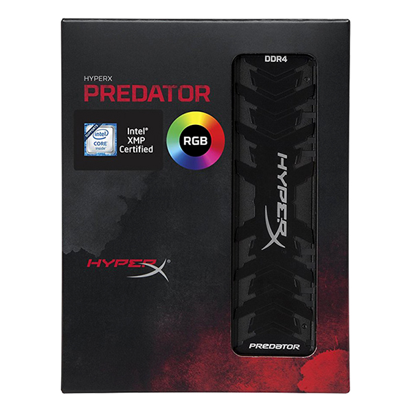 Bộ 2 Thanh RAM PC Kingston 16GB HyperX Predator (2 x 8GB) DDR4 RGB 3200MHz HX432C16PB3AK2/16 - Hàng Chính Hãng