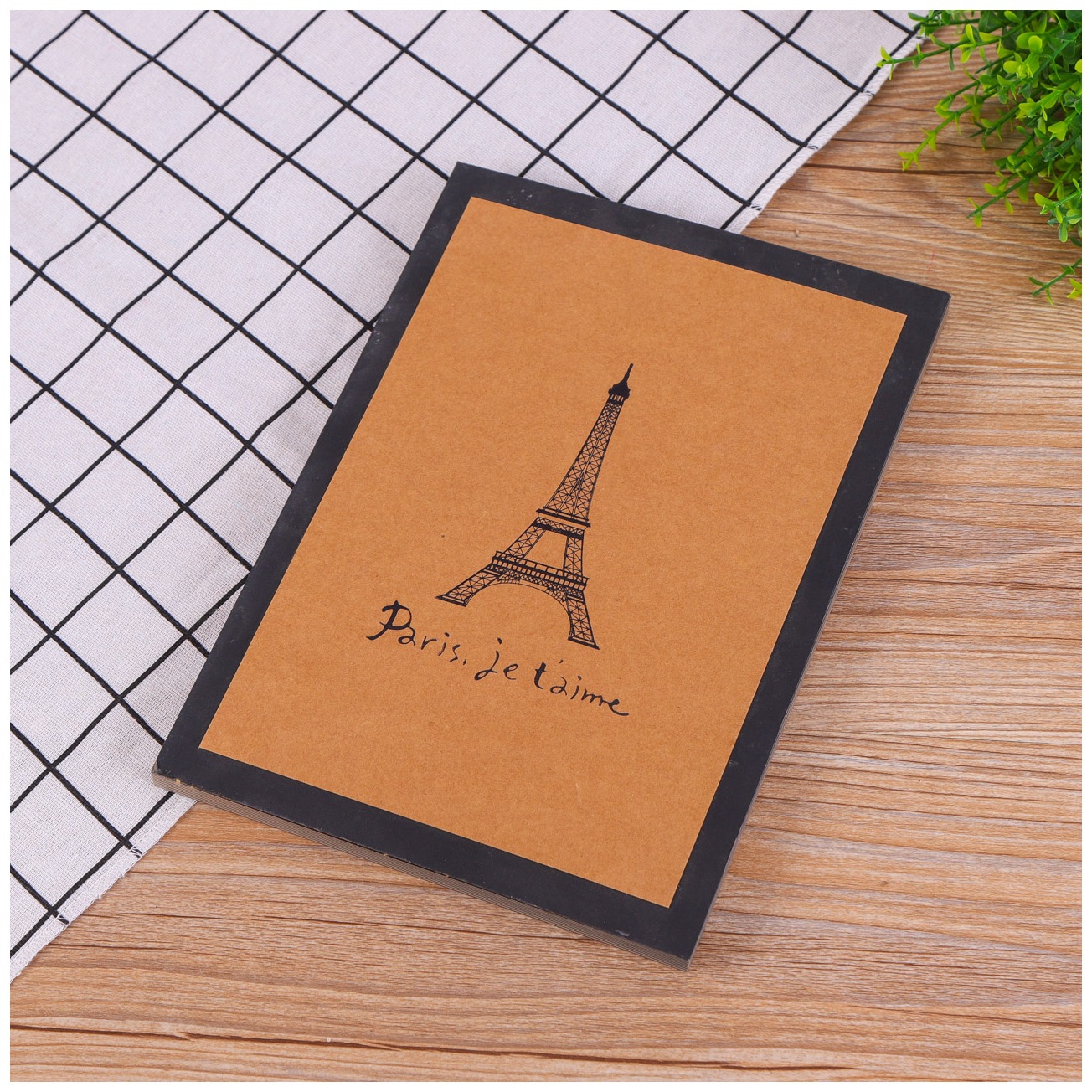 Sổ Scapbook Handmade Album Ảnh Vintage Tháp Eiffel (21x28.5cm)