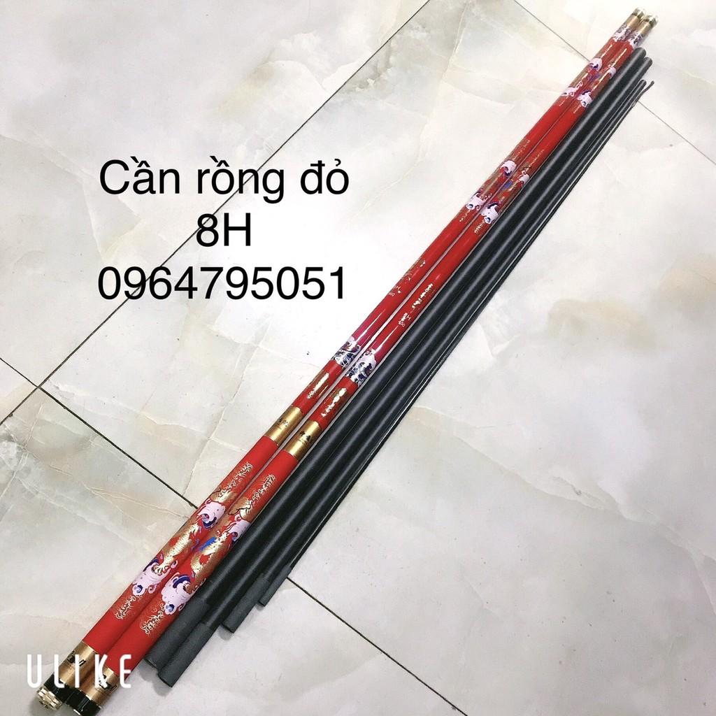 CẦN CÂU TAY 8H RỒNG ĐỎ chất lượng 698