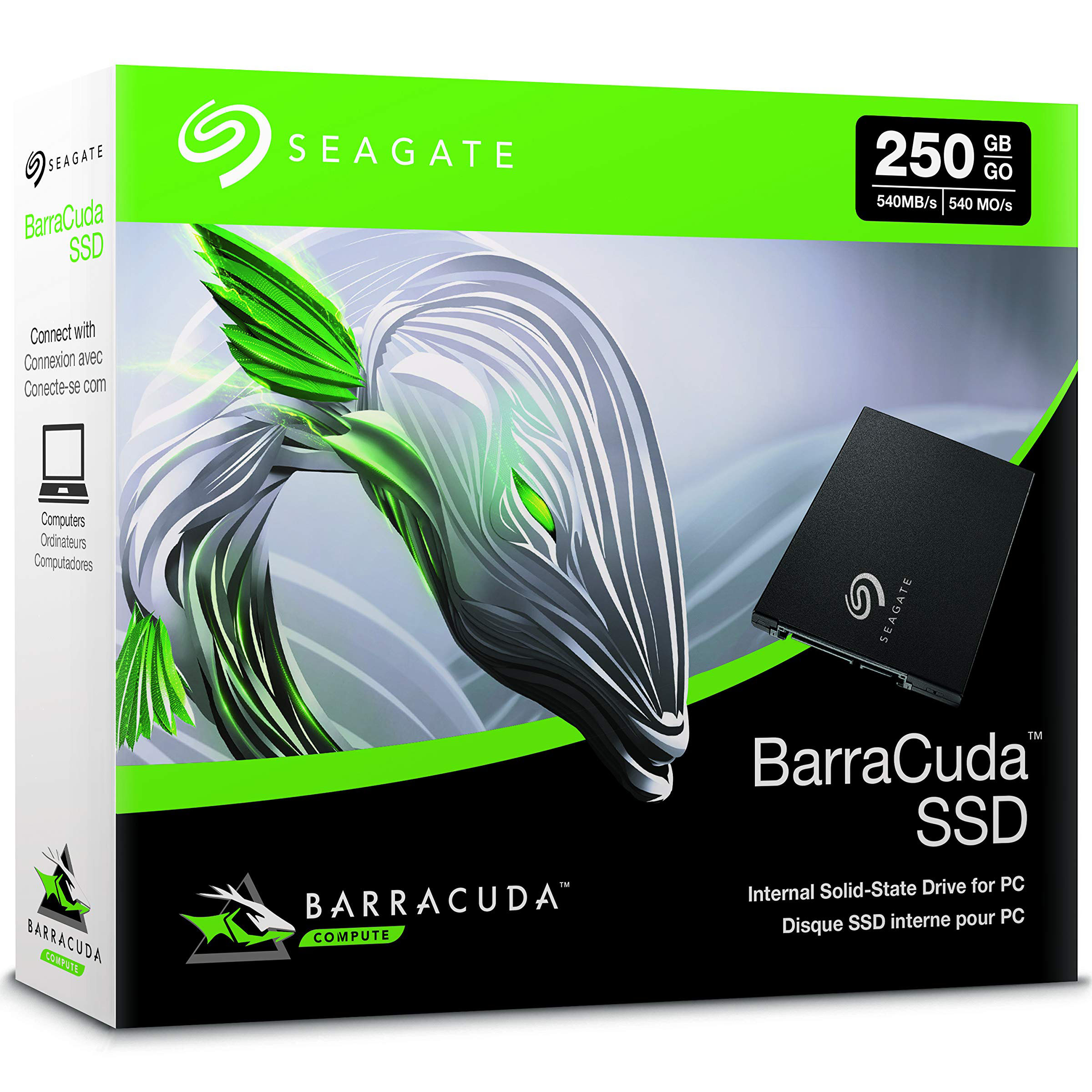 Ổ cứng SSD Seagate BarraCuda SATA 250Gb ZA250CM1A002 - Hàng Chính Hãng