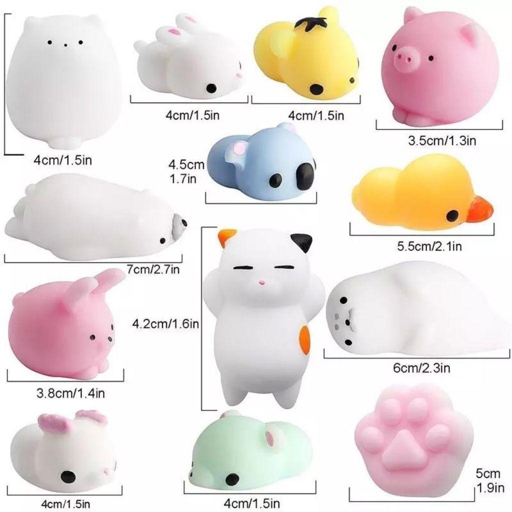 Squishy Mochi, Đồ Chơi Squishy Mochi Hình Thú Cực Dễ Thương