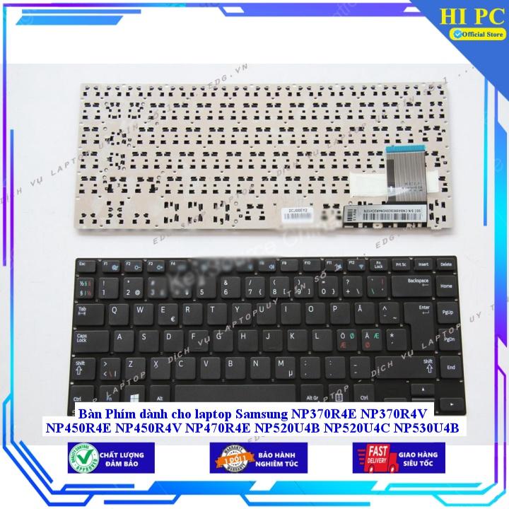 Bàn Phím dành cho laptop Samsung NP370R4E NP370R4V NP450R4E NP450R4V NP470R4E NP520U4B NP520U4C NP530U4B NP530U4C NP535U - Hàng Nhập Khẩu