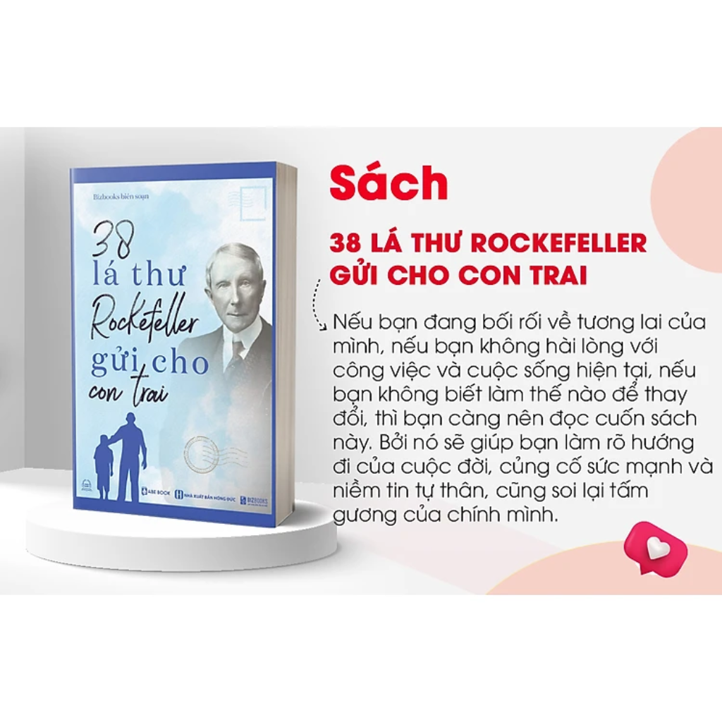 Sách - 38 Lá Thư Rockefeller Gửi Cho Con Trai - MCBooks