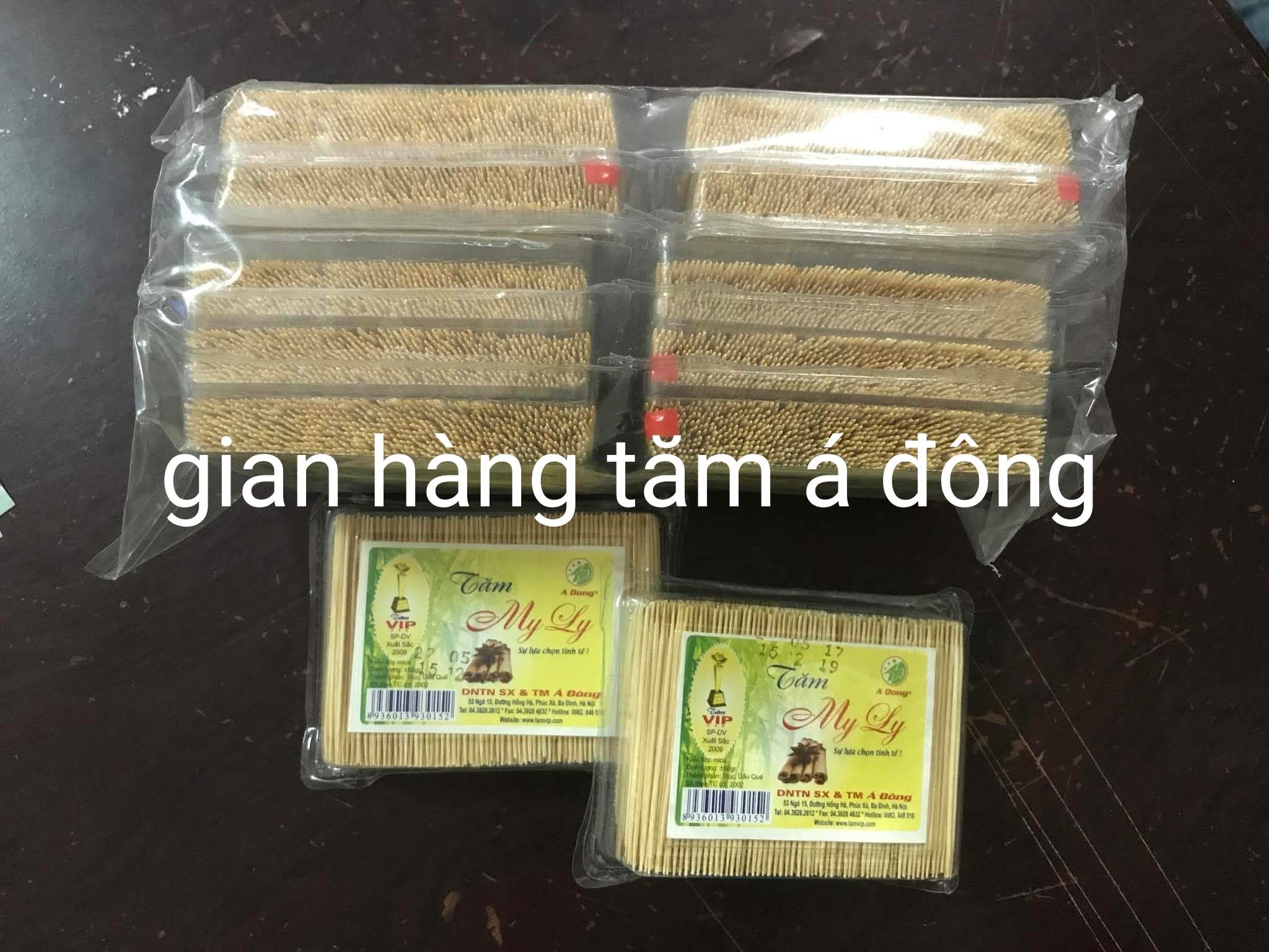 Bịch 10 hộp tăm nhọn hương quế