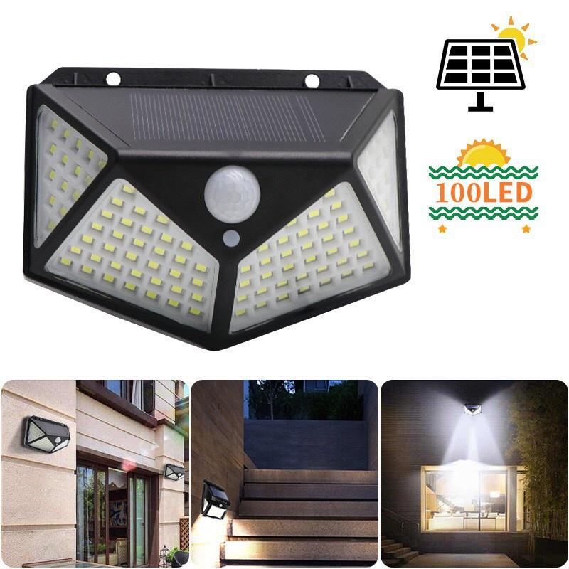 Đèn led cảm biển chuyển động 100 led siêu sáng