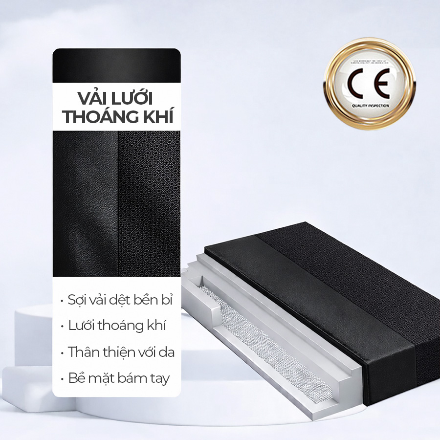 Bọc Vô Lăng CIND E011 Size M Màu Đen Da PU Lõi TPE Chống Trượt Siêu Êm - Nhập Khẩu Chính Hãng