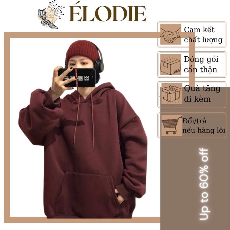 Áo Hoodie Basic Chất Nỉ Bông Dày Dặn Unisex Thích Hợp Cho Cả Nam Và Nữ