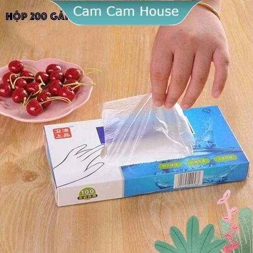 Hộp 200 găng tay dùng 1 lần