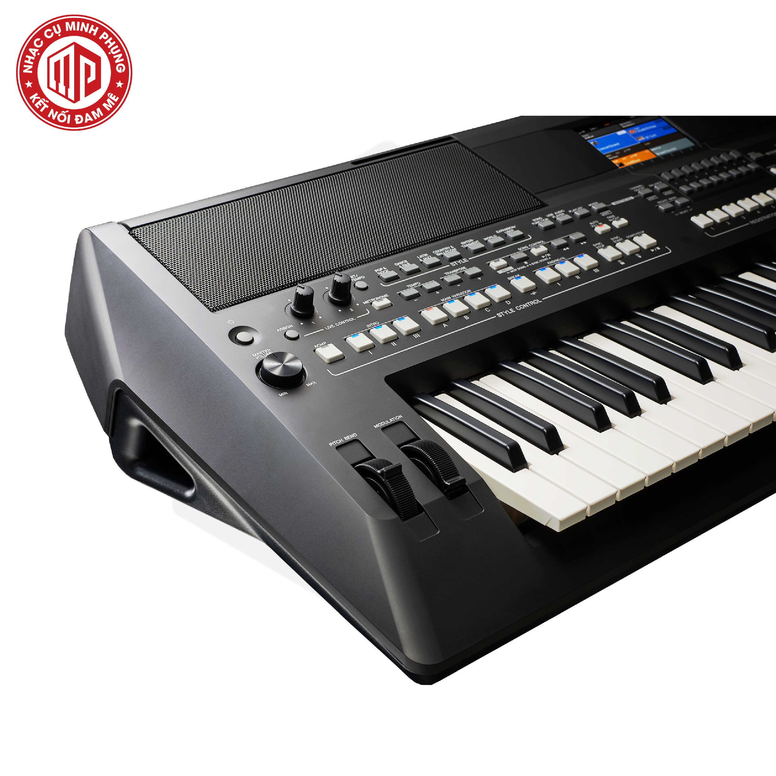 Đàn Organ điện tử chuyên nghiệp/ Arranger Keyboard/ Digital Keyboard Workstation - Yamaha PSR-SX600 (PSR SX600) - Màu đen - Hàng chính hãng