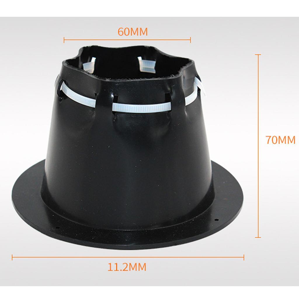 Fully Open Cable Boot 4.5" Rubber with Cable Tie Replacement
