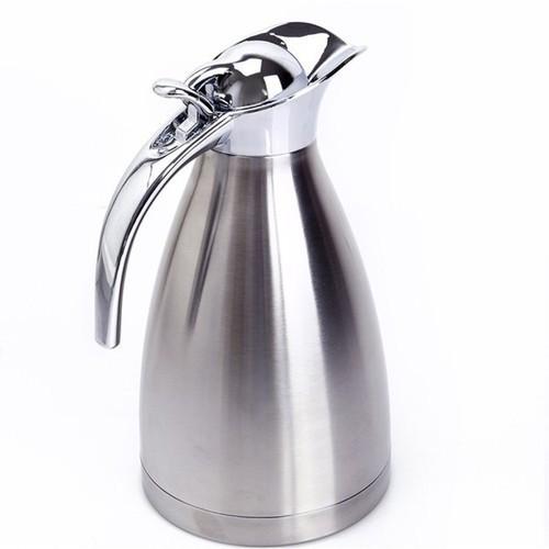 Bình nước giữ nhiệt bằng INOX loại 2 lít - ấm nước giữ nhiệt INOX - binhgiunhiet2l