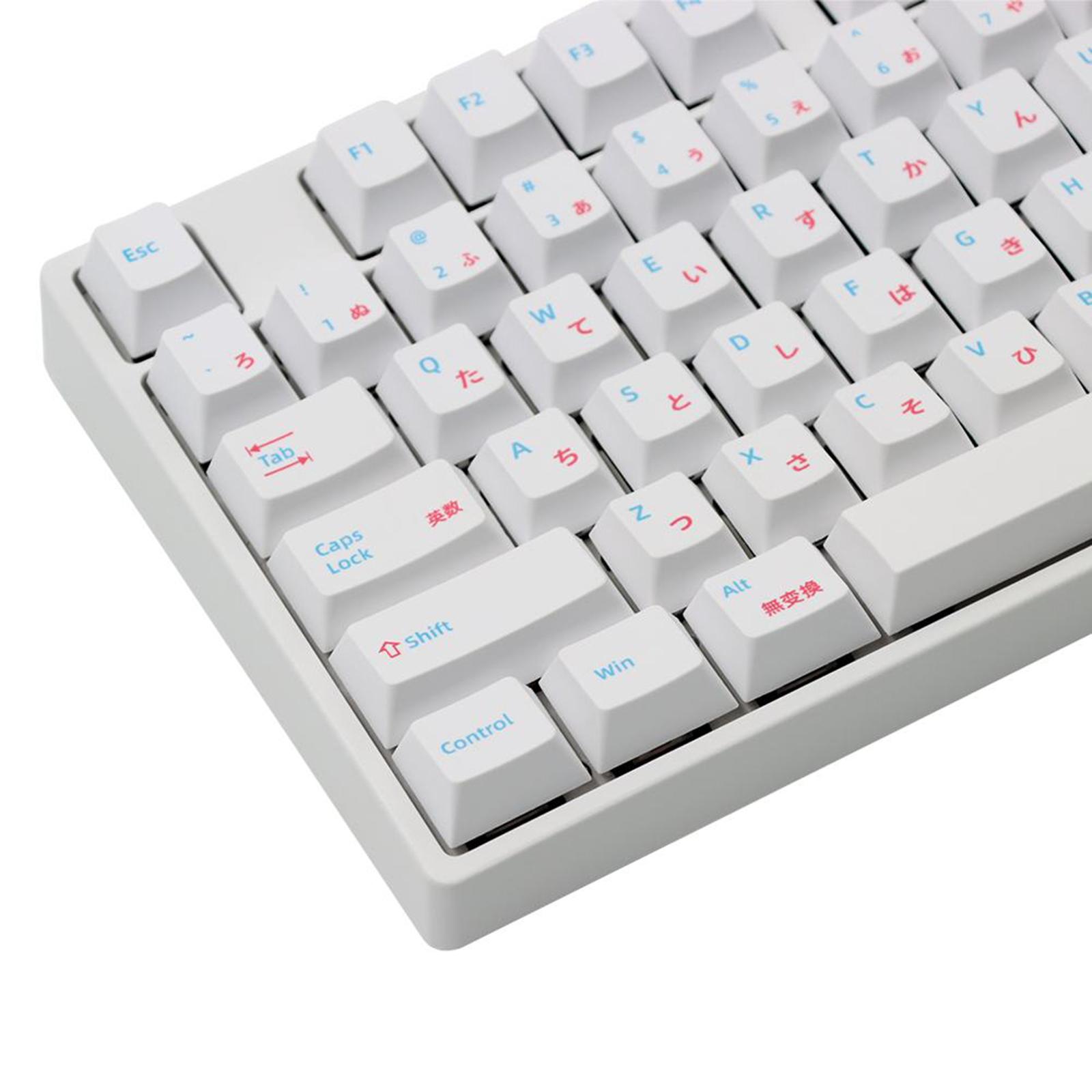 PBT Japanese Keycaps for BOX Mechanical Keyboard Gaming Girls Boys Accessory