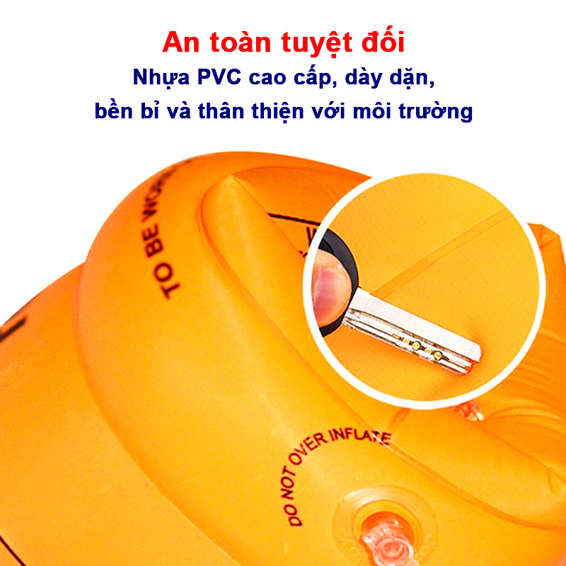 Phao tay cho bé và người lớn cao cấp Baby-S, Phao bơi cho bé nhiều màu sắc tươi sáng – SPB005