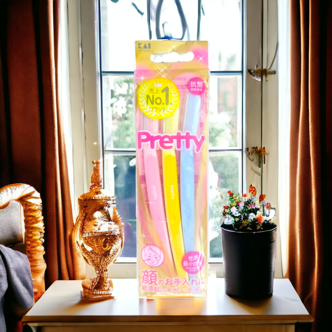 Dao Cạo Lông Mày Cán Dài Kai Pretty 01628-GA0053