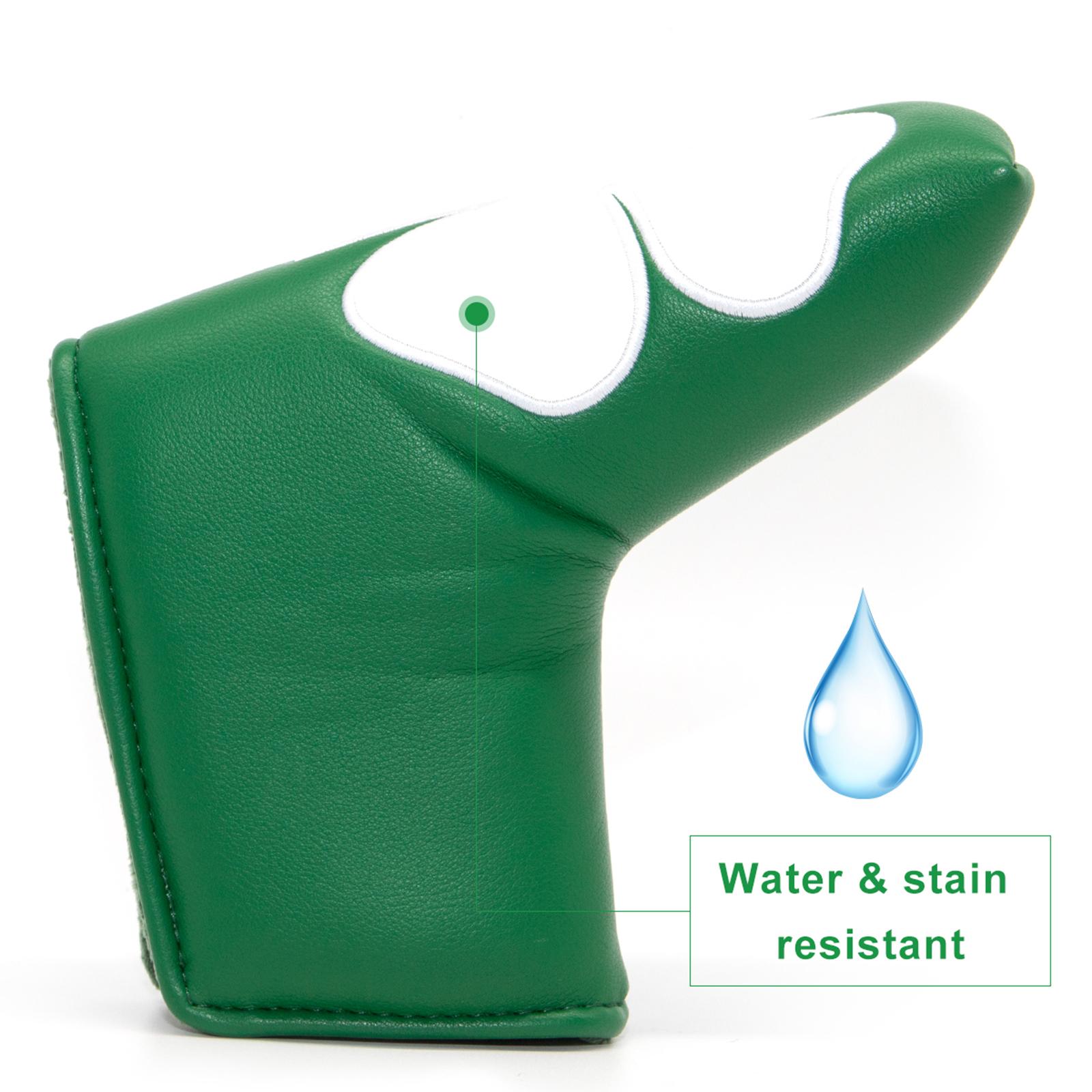 Universal Golf Putter Headcover Club Head Cover Guard Sticky Closure Case
