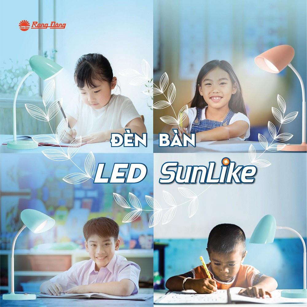 Đèn bàn bảo vệ thị lực cảm ứng và thay đổi ánh sáng Rạng Đông Model: RD-RL-38.PLUS 6W ánh sáng tự nhiên