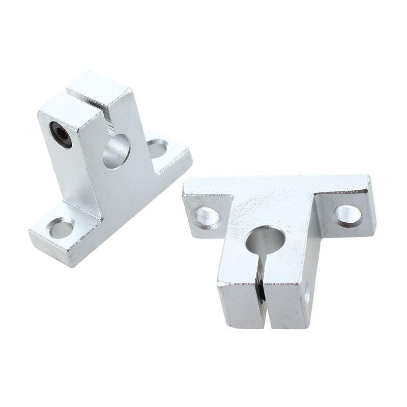 2Pcs SK8 8mm Linear Rail Shaft Clamping Guide Support for XYZ Table