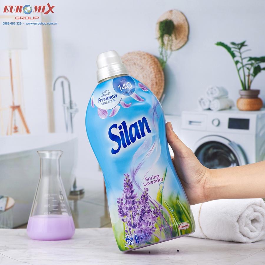 Nước Xả Thơm Quần Aó Spring Lavender Silan 1.8L