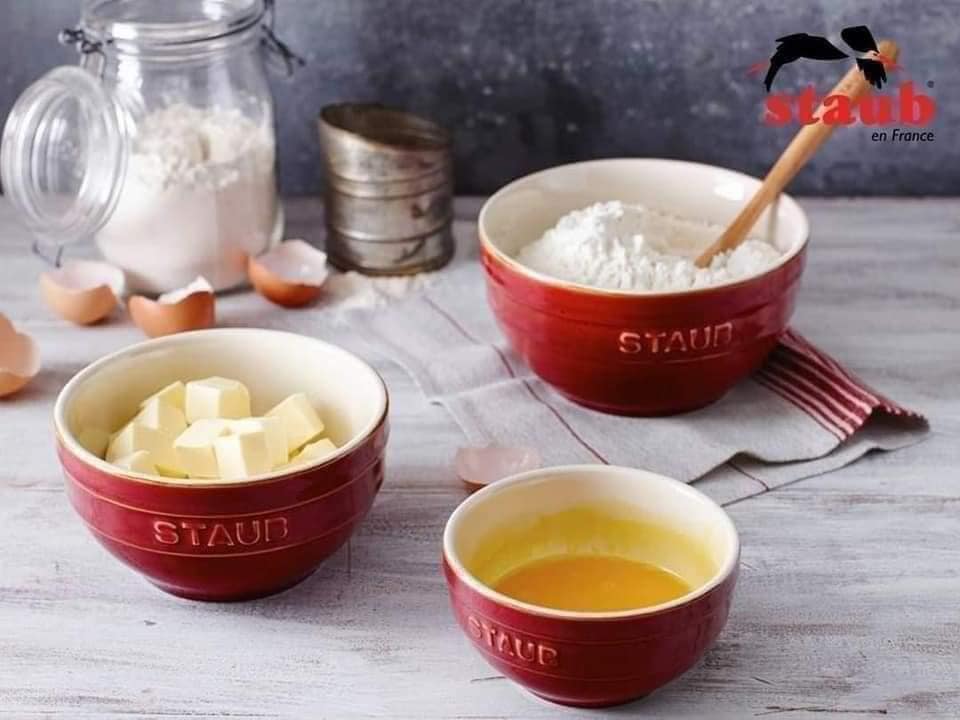SET 4 BÁT NƯỚC CHẤM, SỮA CHUA, CARAMEN, KEM...STAUB SIZE 9CM 0,2L Hàng chính hãng