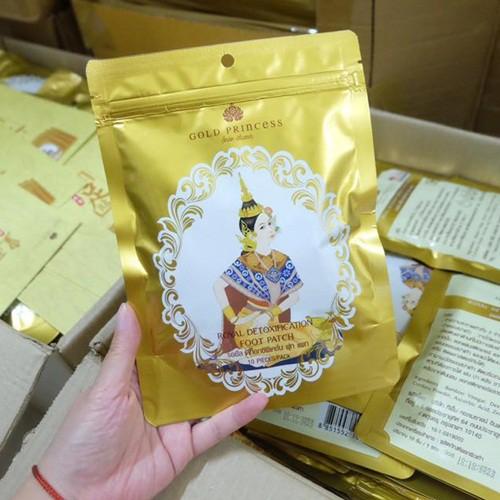 Miếng dán thải độc bàn chân Gold Princess Thái Lan