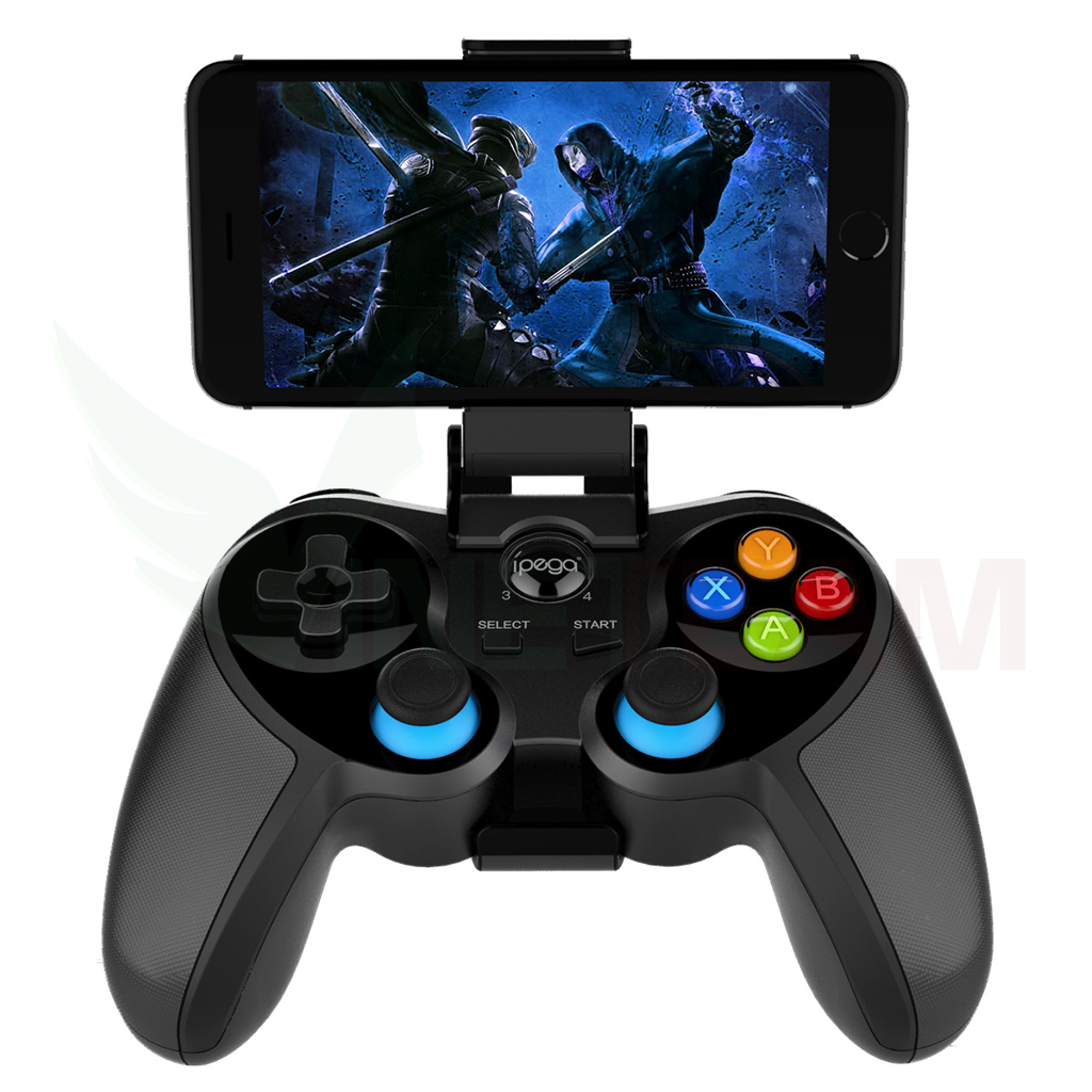 Tay Cầm Chơi Game IPEGA PG-9157 Bluetooth 5.0 Bộ Điều Khiển Gamepad Không Dây Có Joystick Kèm Giá Đỡ Điện Thoại Dành Cho Android IOS PC TiVi Box - Hàng Chính Hãng