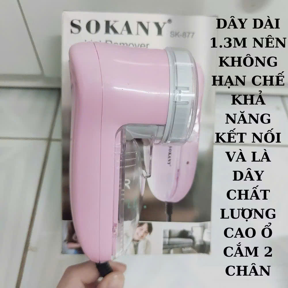 Máy Cắt Lông Xù Quần Áo Đa Năng SKN -887 -  Dùng Điện, Cắt Siêu Bén, Siêu Bền, Tiện Lợi - HÀNH CHÍNH HÃNG MINIIN