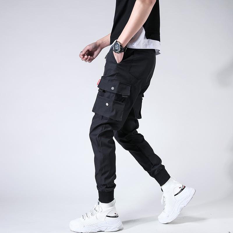 Quần jogger quần jogger kaki túi hộp phối dây cực ngầu