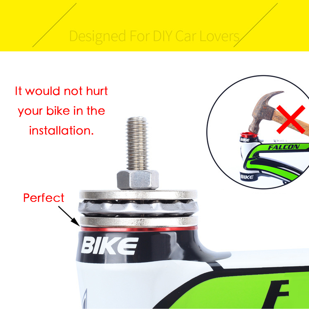Công Cụ Lắp Đặt Trục Trung Tâm Bằng Thép Không Gỉ Cho Xe Đạp MTB