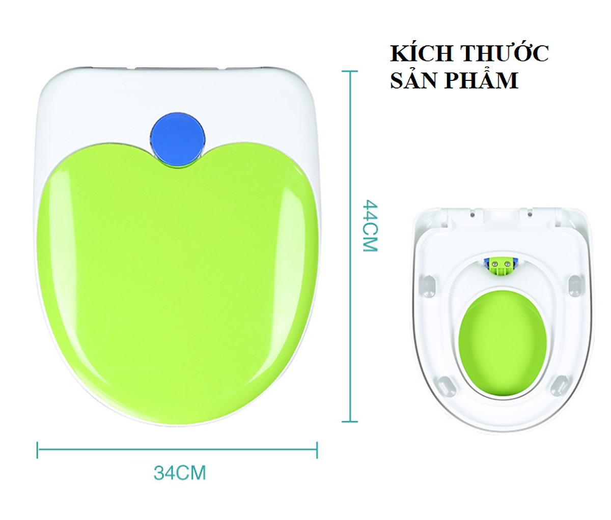 Nắp đậy Toilet cho người lớn và trẻ em Clean&Green