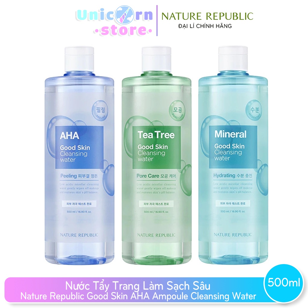 Nước Tẩy Trang Nature Republic Good Skin Cleansing Water 500ml