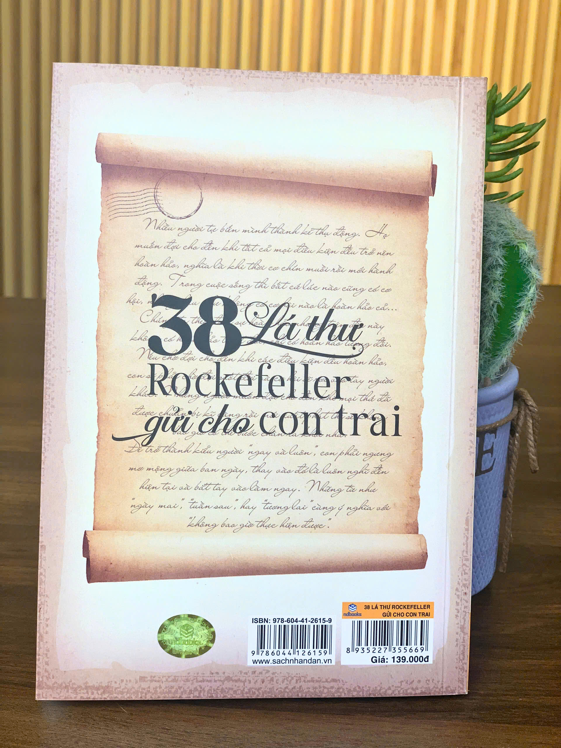 Sách - 38 Lá Thư Rockefeller Gửi Cho Con Trai - Sách Nuôi Dạy Con Bằng Những Bài Học Trong Kinh Doanh Và Cuộc Sống