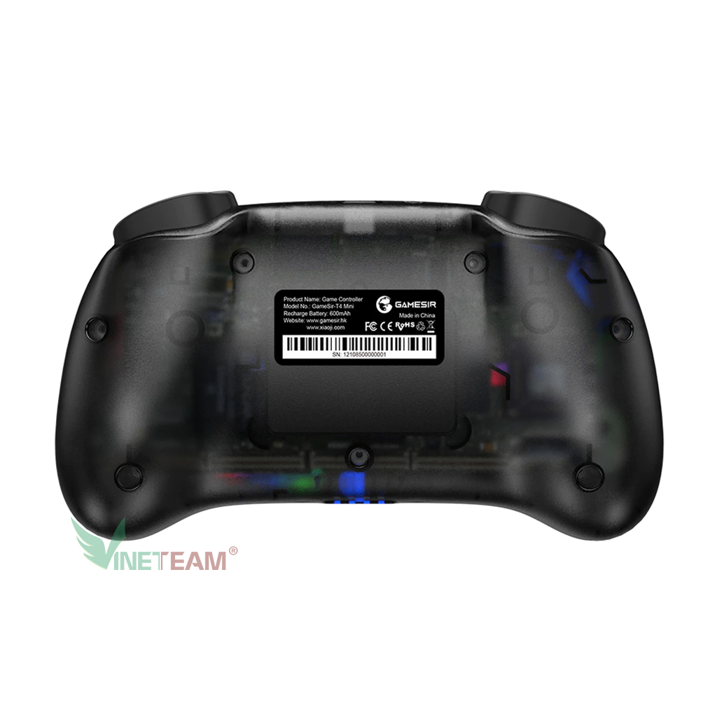 Tay Cầm Chơi Game Không Dây Gamesir T4 Mini Bộ Điều Khiển Chơi Game Dành Cho Nintendo Switch Apple Arcade và MFi Hỗ Trợ PC/ Android/ iOS Led Nhiều Màu -Hàng Chính Hãng