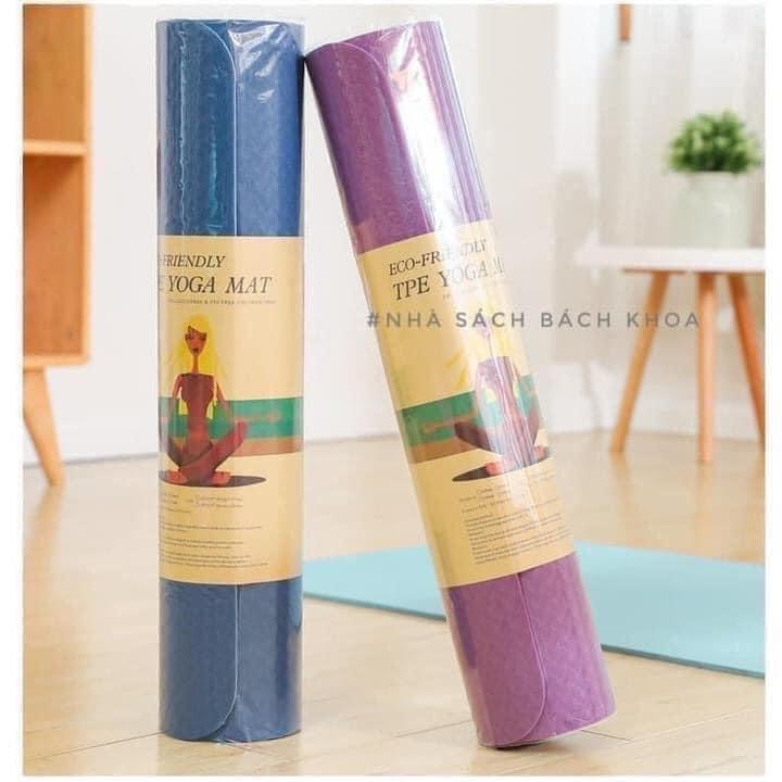 THẢM TẬP YOGA LOẠI 2 LỚP 6mm – XỊN ĐẸP CHỐNG CHƠN TRƯỢT - Hàng Loại 1 Chất Lượng Tuyệt Hảo