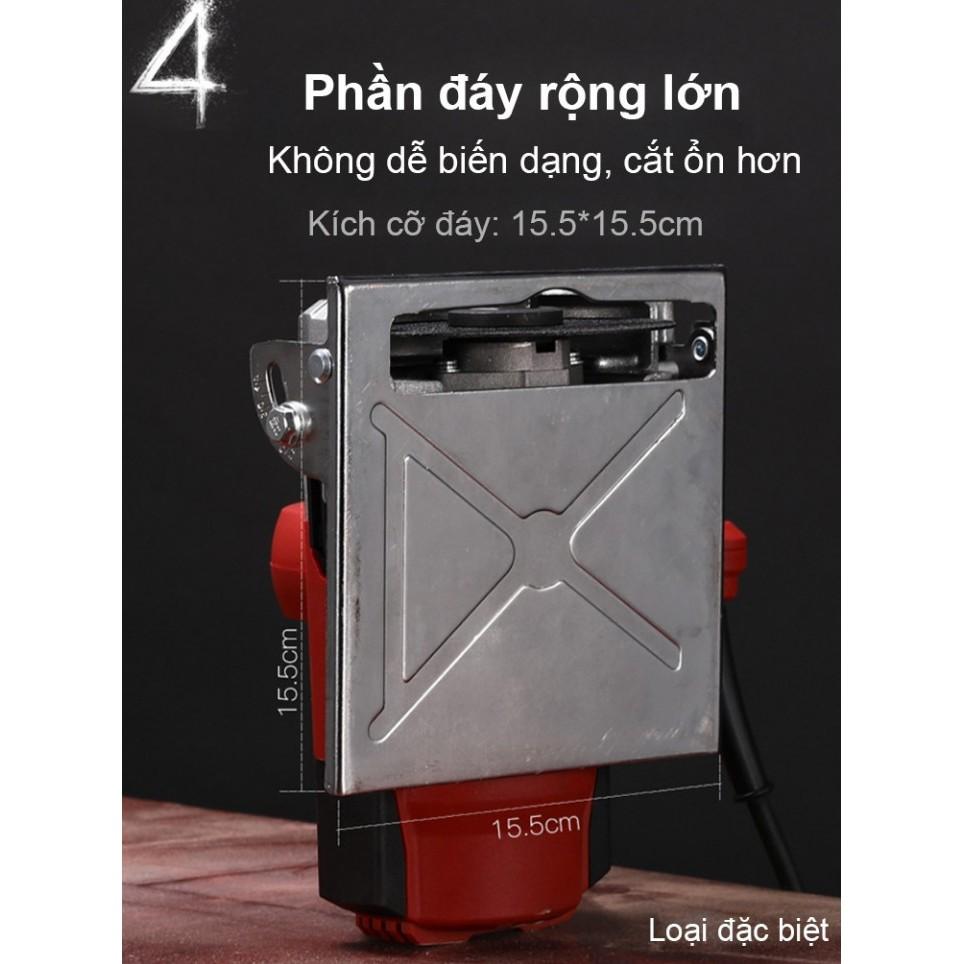 Máy cưa gỗ cầm tay, động cơ đồng chịu nhiệt công suất lớn 1900W