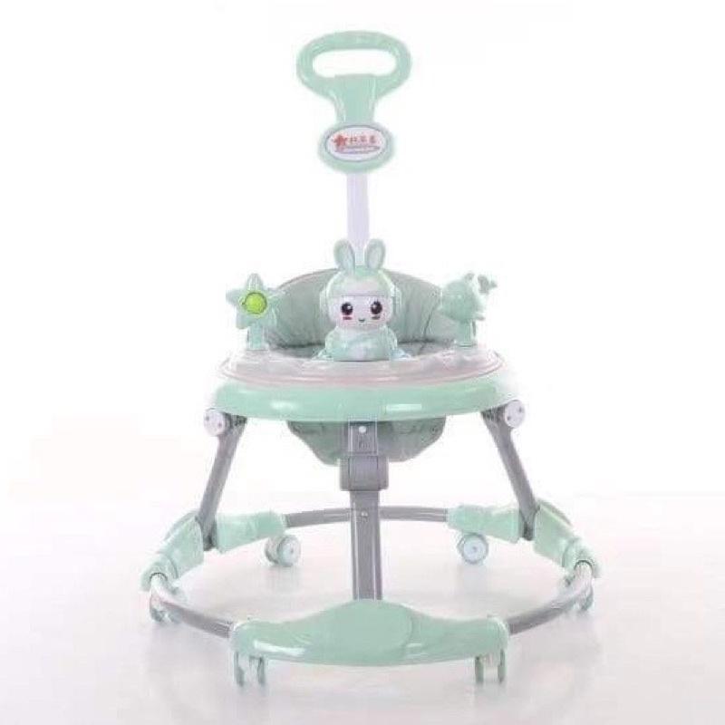 XE TRÒN TẬP ĐI CON THỎ CÓ NHẠC, CÓ TAY CẦM,BÀN ĂN DẶM 1B