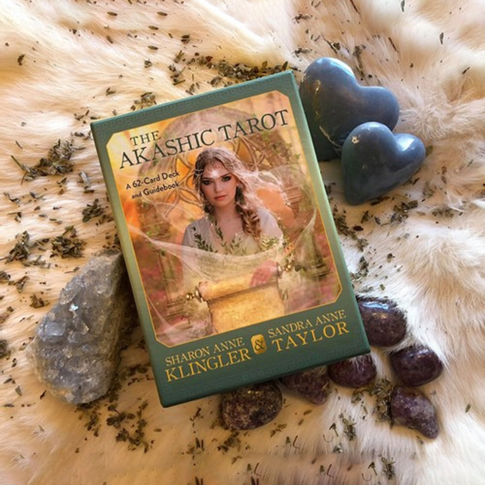 Bài Tarot The Akashic 62 Lá Bài Tặng Đá Thanh Tẩy