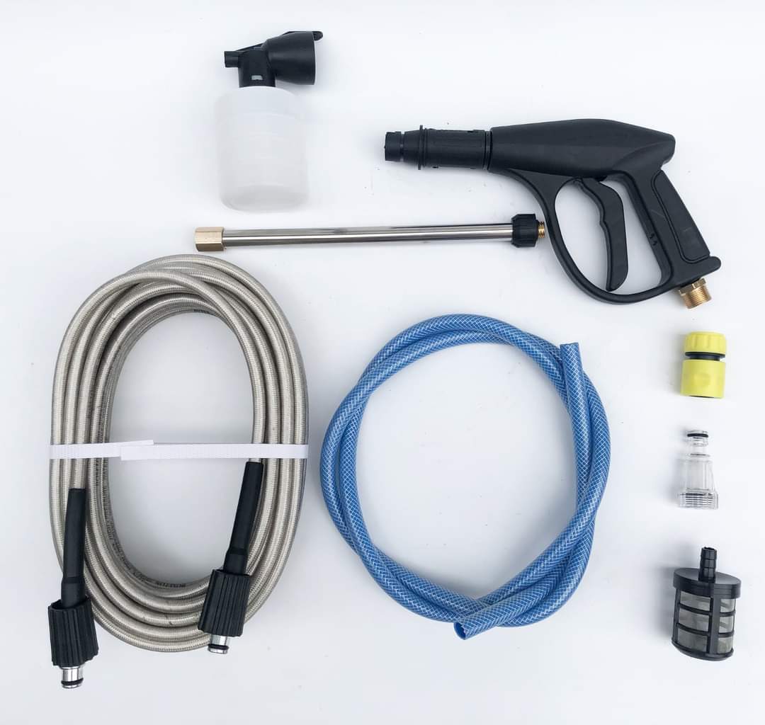 Máy rửa xe áp lực cao áp HondaSB 3500W tặng kèm bình tạo bọt tuyết và khớp nối dài - Máy xịt rửa cao cấp Mẫu mới 2024 nverter